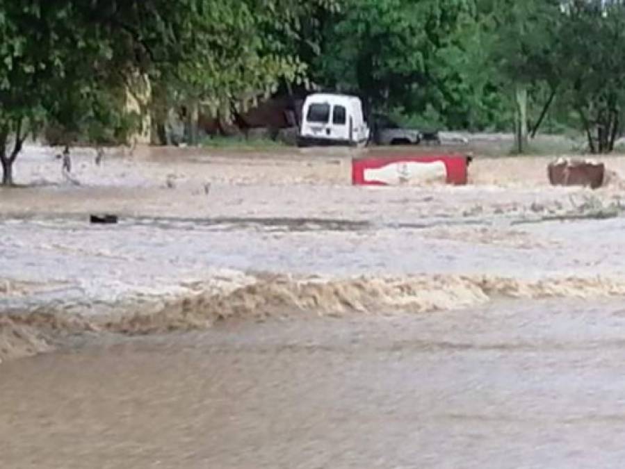 Tormenta Tropical Iota inunda nuevamente el Valle de Sula (Fotos)