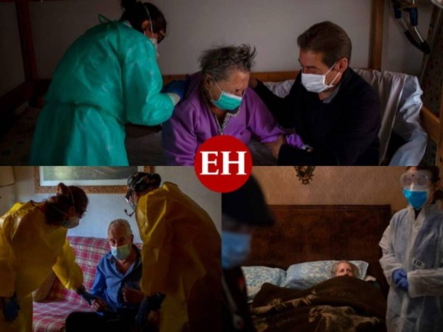 13 imágenes de la difícil lucha de los ancianos contra el coronavirus