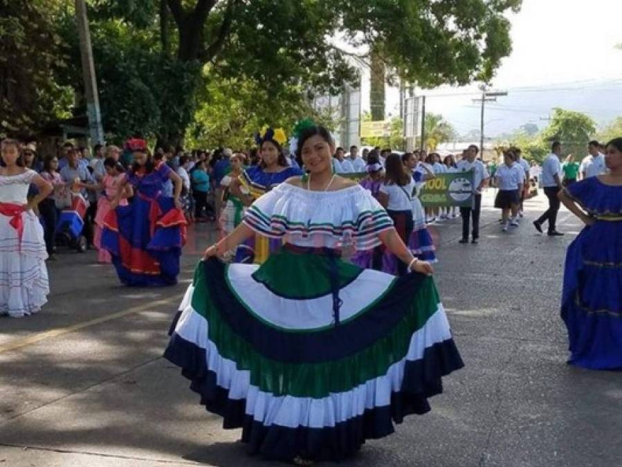 Hondureños comparten imágenes de sus hijos en esta fiesta cívica