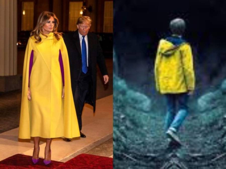 Los divertidos memes por el vestido amarillo de Melania Trump