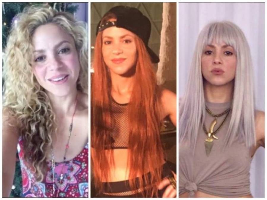 Shakira y sus atrevidos cambios de look en los últimos seis años