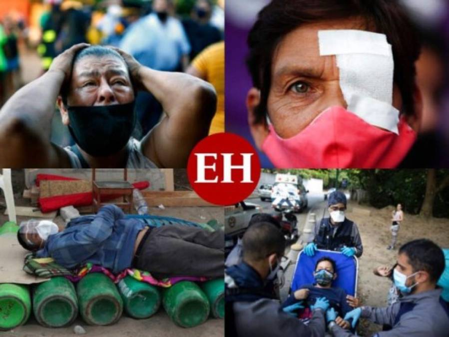 Pandemia, llanto y dolor en las fotos de la semana de América Latina