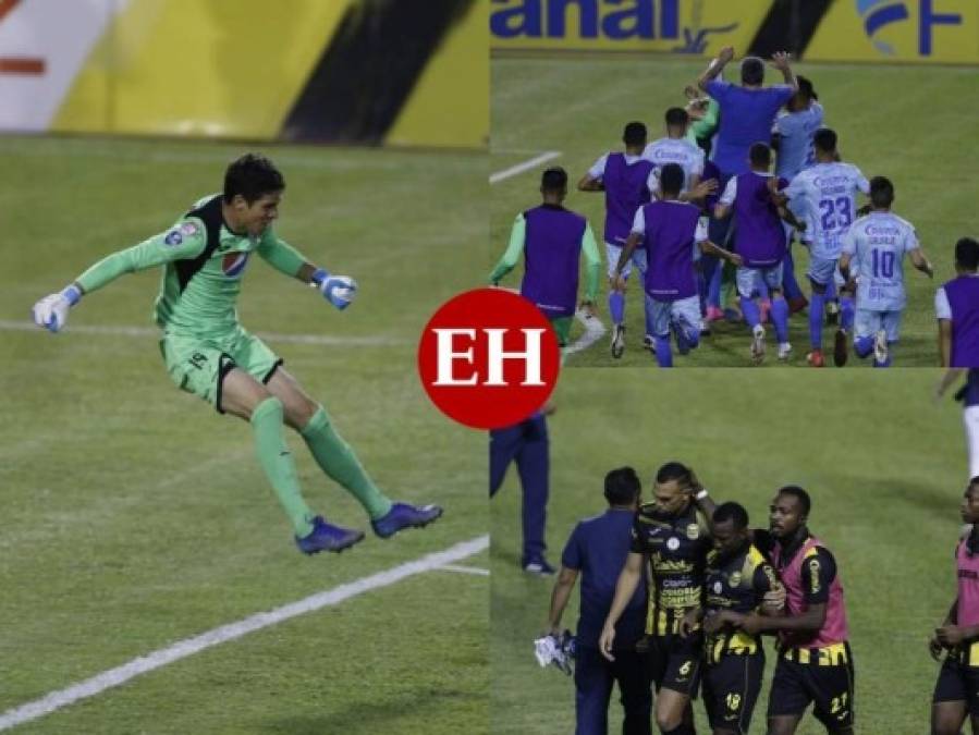 Euforia azul y desilusión aurinegra: las imágenes que dejó la clasificación del Motagua a la final