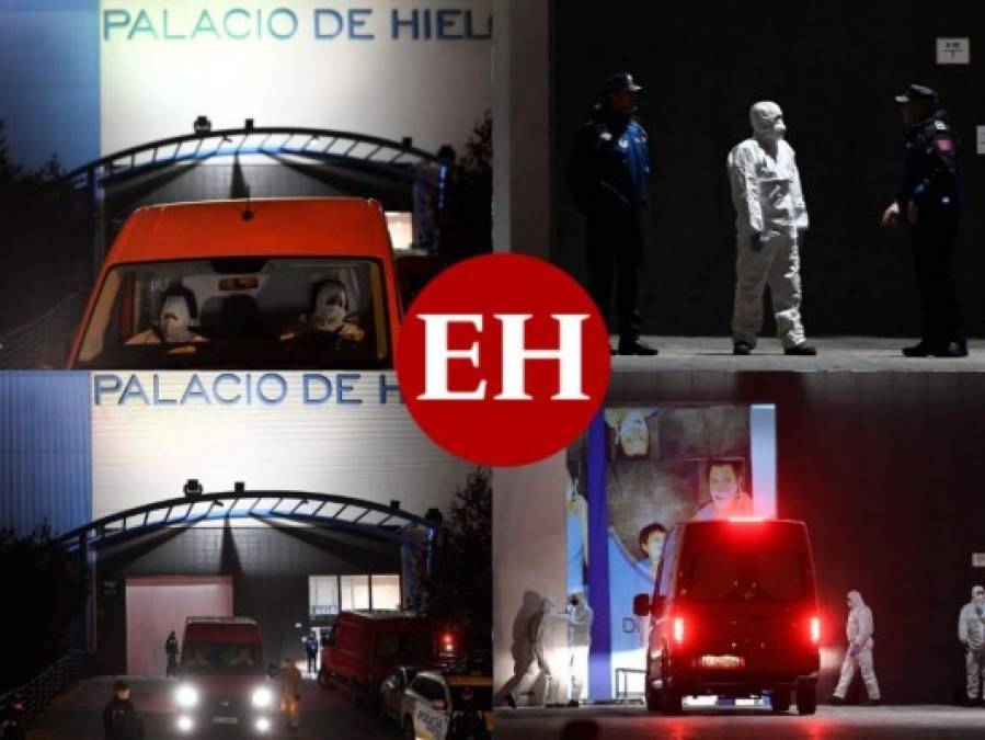 FOTOS: España improvisa morgue por la alta cantidad de muertes por coronavirus