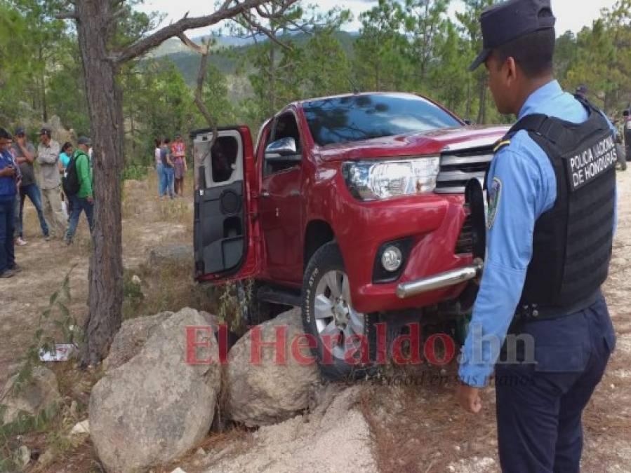 Impactantes imágenes de la escena del crimen de un empresario en Cedros