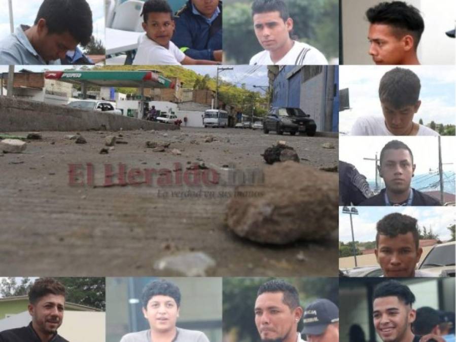 FOTOS: Los 11 sospechosos detenidos por sangriento crimen contra tres aficionados