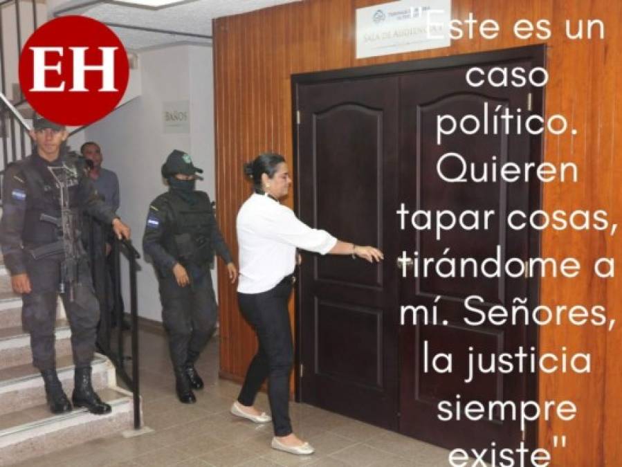 Fotos: Las frases de Rosa Elena de Lobo tras finalizar su juicio