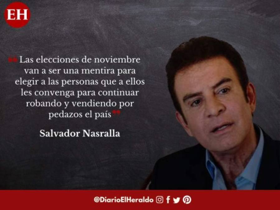 Las frases de Salvador Nasralla luego de la aprobación de la nueva Ley Electoral