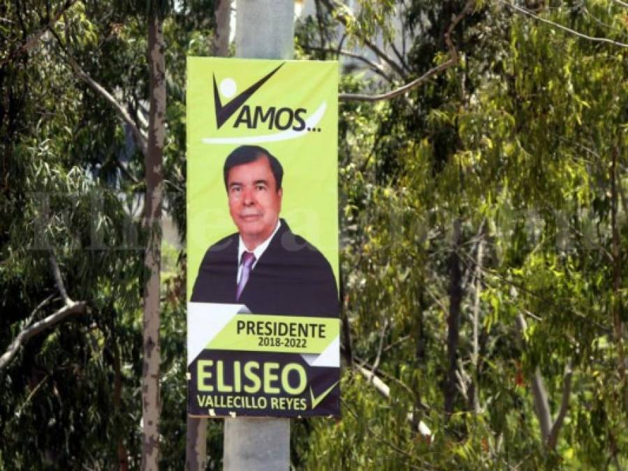 Propaganda política atesta calles de Tegucigalpa