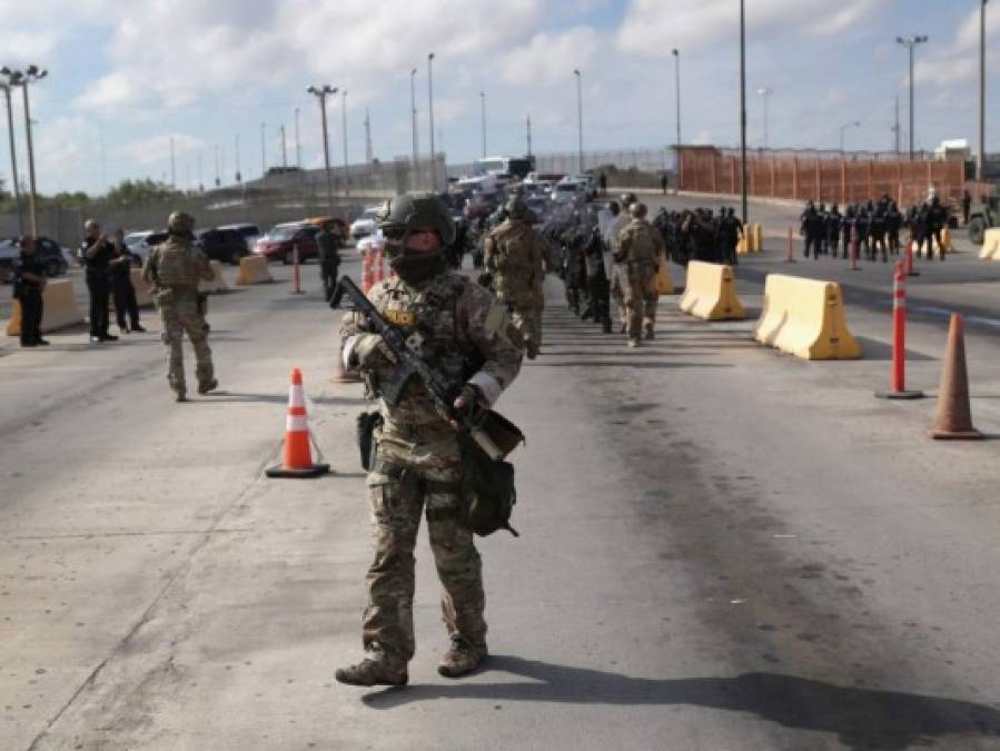 FOTOS: Militarizadas se encuentran las fronteras entre México y Estados Unidos, ante llegada de caravana migrante