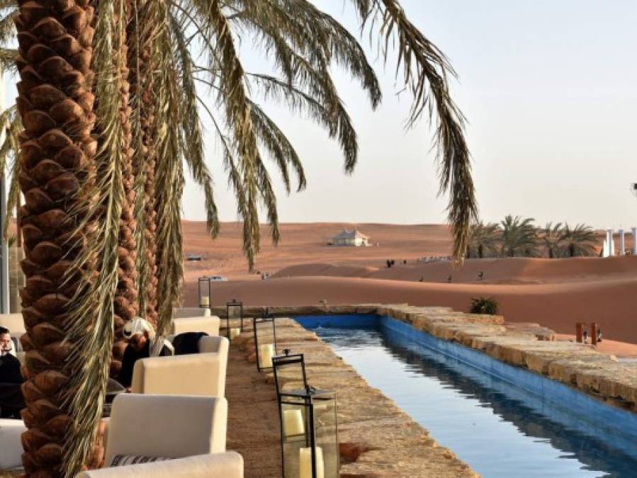 Así es el oasis de lujo para los ricos saudíes en plena pandemia