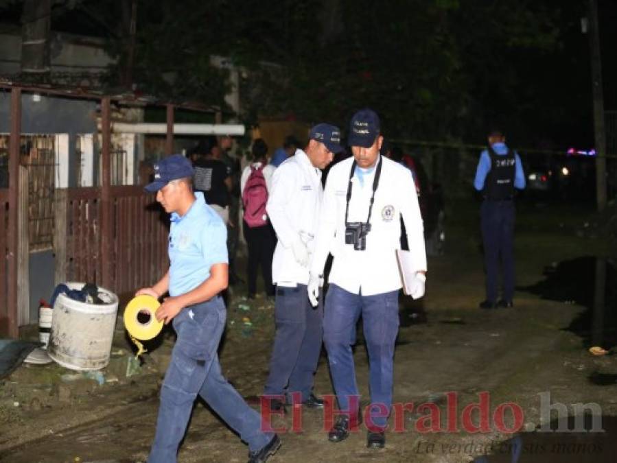 FOTOS: Horrenda escena de masacre que dejó cuatro muertos en la Sandoval Sorto