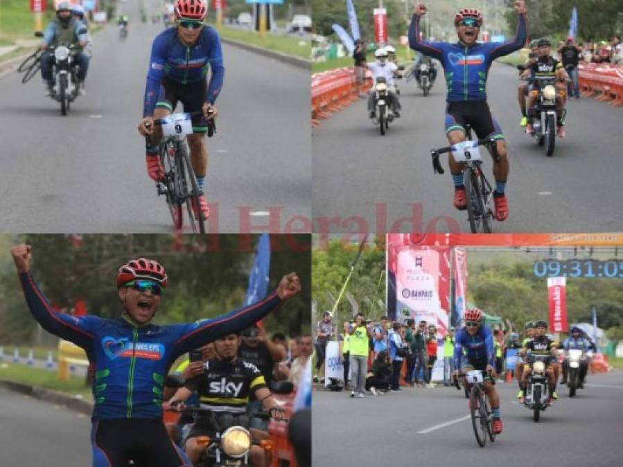 Fotos: Momento en el que Jorge Torres se alzó como campeón de la Séptima Vuelta Ciclística de EL HERALDO 2018