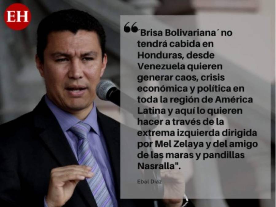 Las fuertes críticas de Ebal Díaz a la oposición tras condena de Tony Hernández