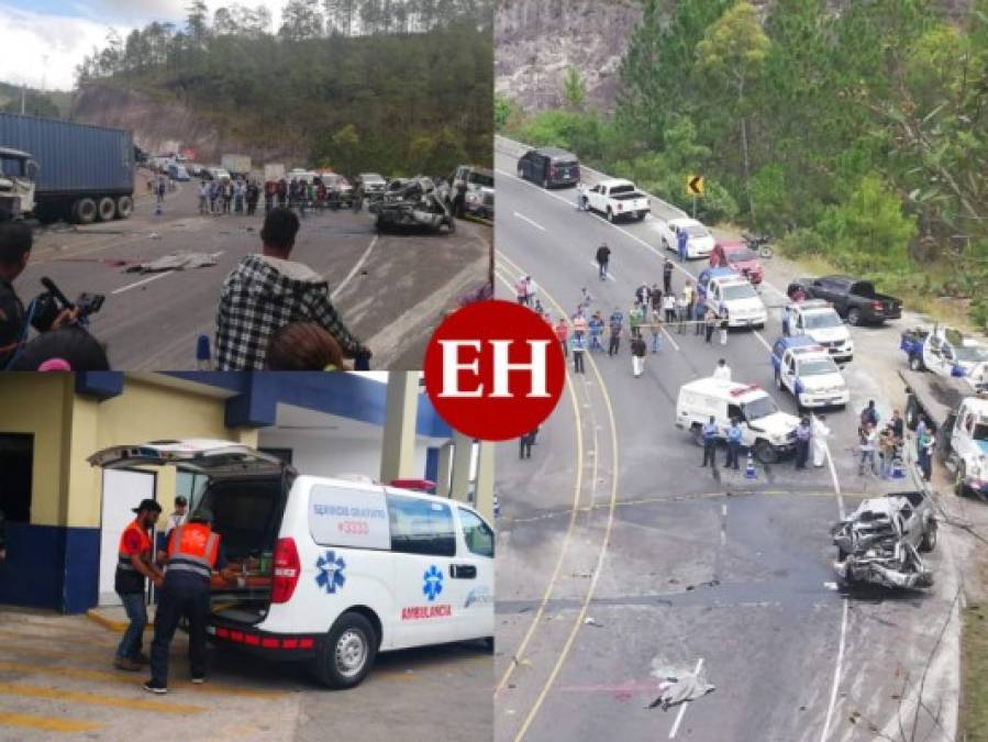 Las fotos del trágico accidente en Zambrano; tres personas murieron