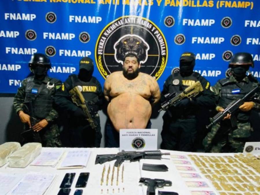 Con más de un millón en droga, armas y libreta de extorsiones, cae cabecilla de la MS-13 (FOTOS)  