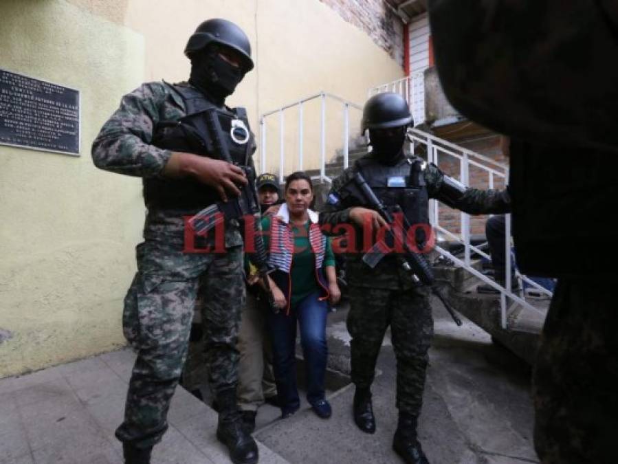 FOTOS: Así fue el traslado de Rosa Elena de Lobo, ex primera dama de Honduras