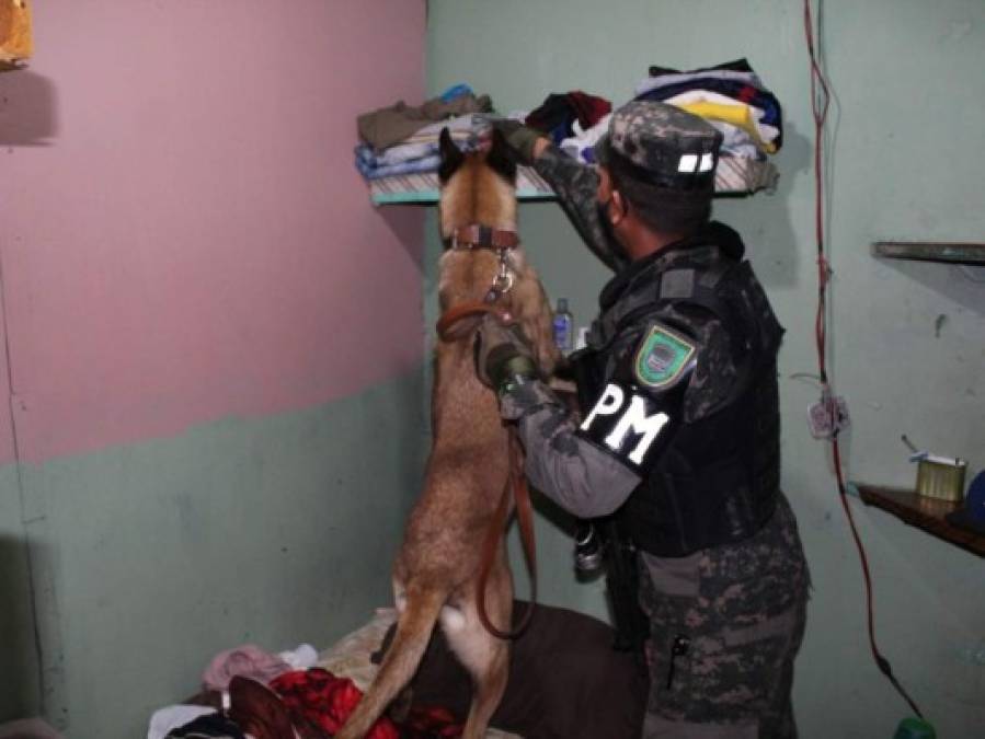 FOTOS: Routers, celulares y armas les hallaron a reos en Támara