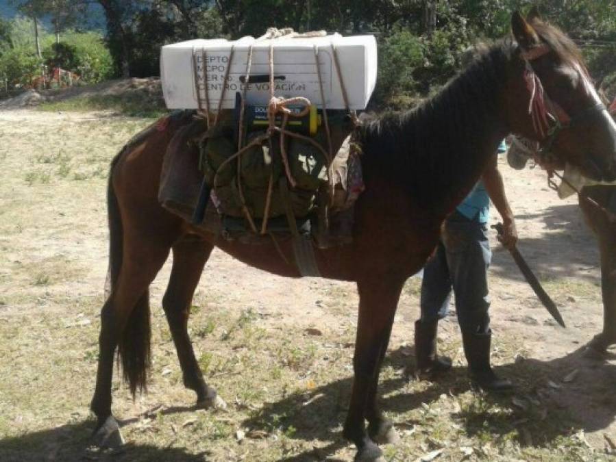 Por cielo, mar y tierra terminan de llegar maletas electorales en zonas de Honduras