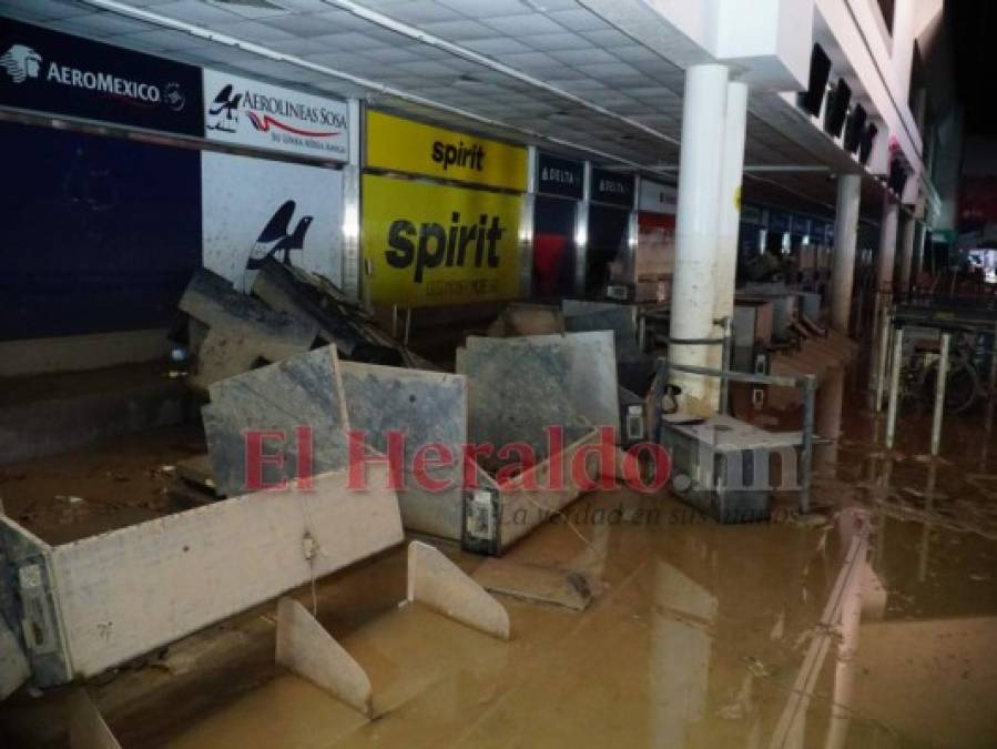 FOTOS: Así avanza la limpieza del aeropuerto de San Pedro Sula