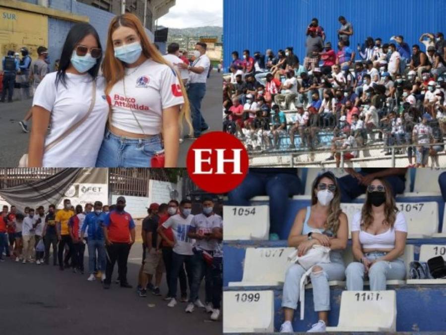 Belleza presente, aglomeraciones y llenazo, así se vivió el clásico entre Motagua y Olimpia