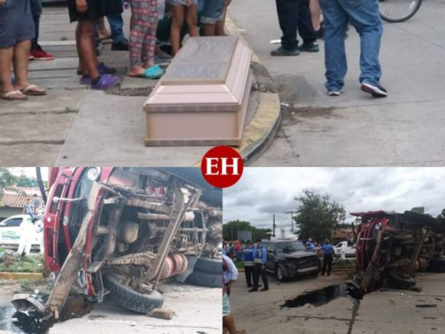 Las dramáticas imágenes de la brutal colisión en Choluteca