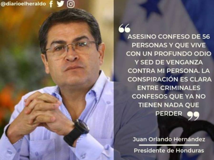 Frases de políticos hondureños tras el quinto día de juicio contra Tony Hernández