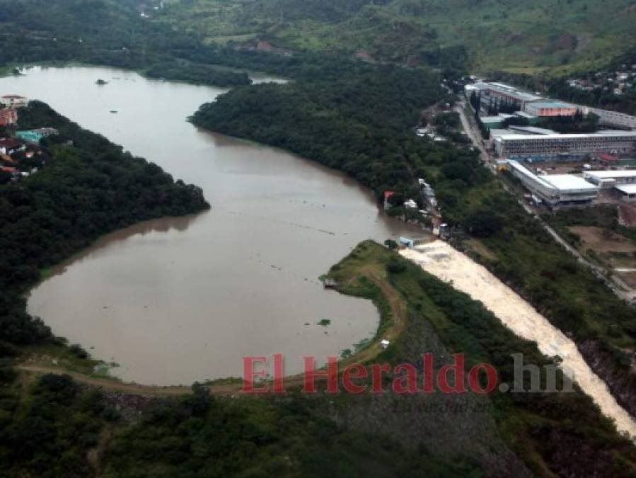 FOTOS: Así se ve desde lo alto la capital de Honduras tras golpe de Eta