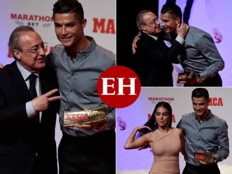 FOTOS: Así fue el reencuentro entre Cristiano Ronaldo y Florentino Pérez en Madrid
