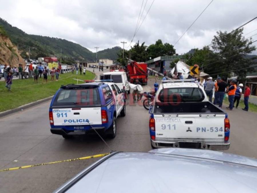 Así fue el aparatoso accidente que segó la vida de un menor en sector El Durazno