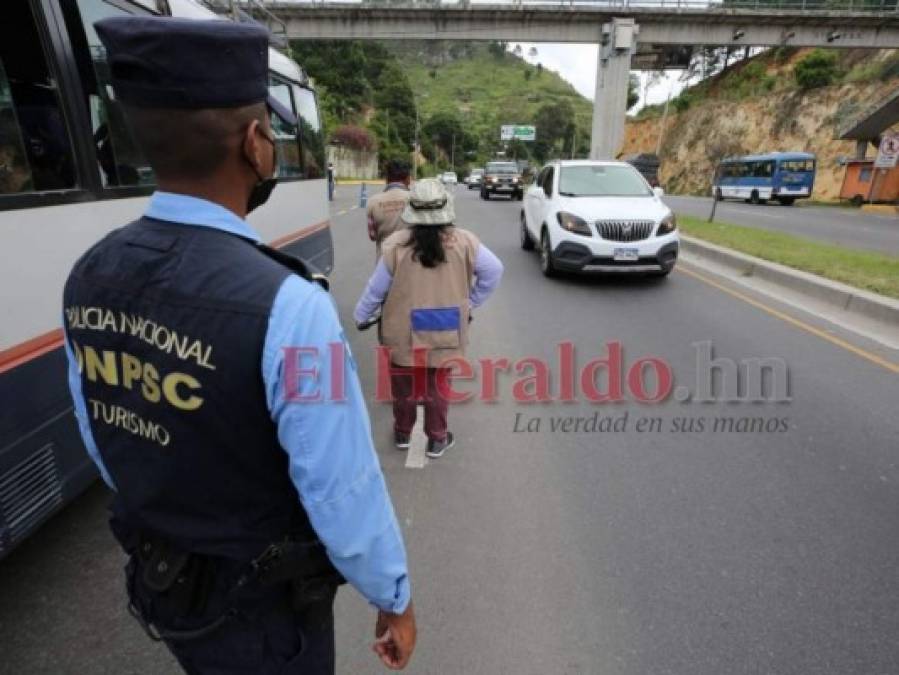 Caravanas vehiculares y operativos: capitalinos vuelven tras Feriado Morazánico