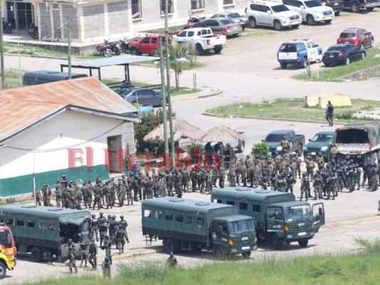 FOTOS: Fuerte presencia militar y policial en la Penitenciaría de Támara