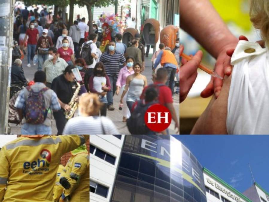 Honduras cubriría vacunación de cinco millones de personas si durante un mes ENEE no registrara pérdidas