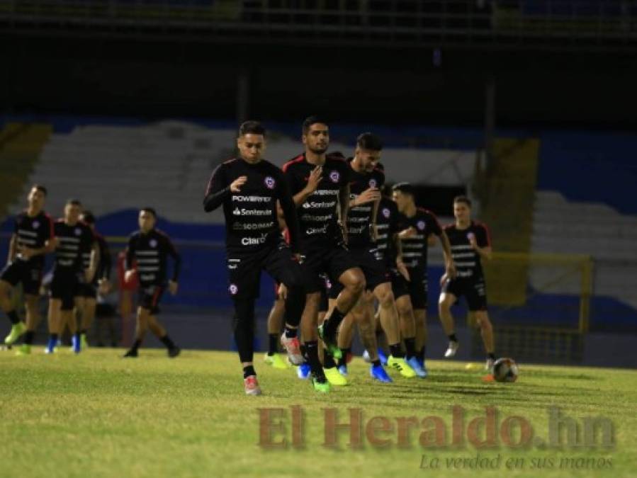 FOTOS: Chile entrena en el Morazán, en el regreso de Rueda a San Pedro Sula