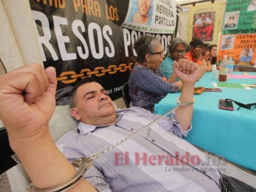 FOTOS: De forma inusual, Plataforma pide libertad de presos políticos