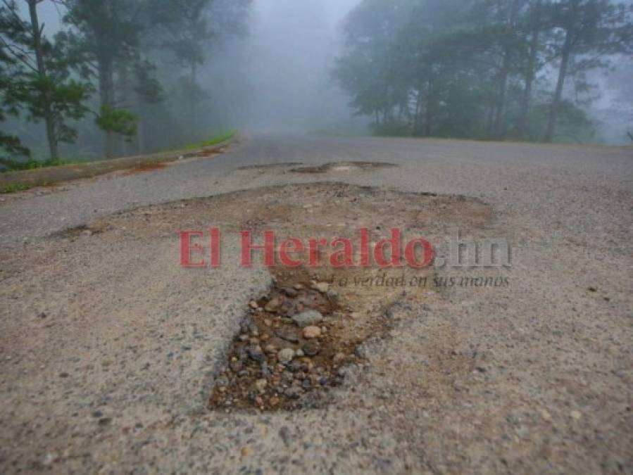 Protestan por mal estado de carreteras hacia la zona occidental y central de Honduras (Fotos)  