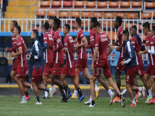 Motagua se prepara en el Estadio Nacional previo a la final de Concacaf contra Comunicaciones (Fotos)