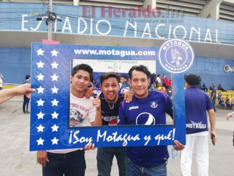 Rostros de pasión en la final: Aficionados de Motagua y Olimpia pintan el Estadio Nacional