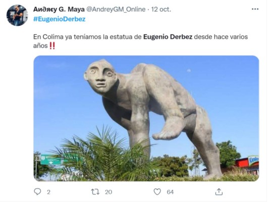 Eugenio Derbez recibe odio en redes sociales por estatua que le edificaron en Acapulco