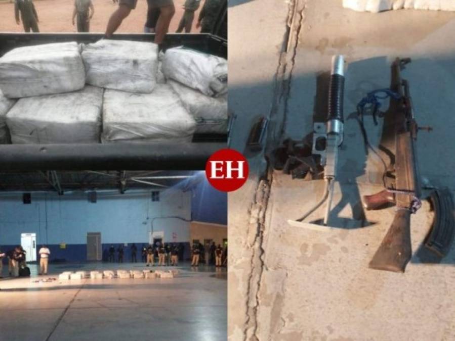 Cocaína y lanzagranadas: decomisos que dejó intercepción de narcoavioneta