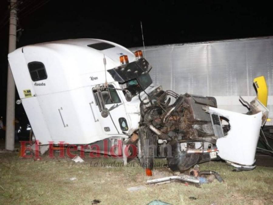 Pérdidas materiales y heridos: Así ocurrió el choque de una rastra con un tractor en la CA-5