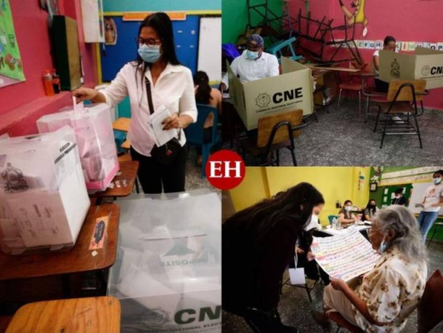 Juventud y tercera edad abarrotan urnas en Talanga, Francisco Morazán