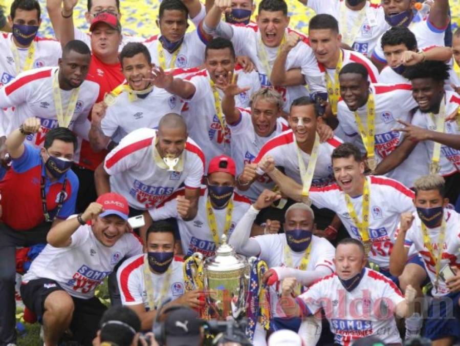 Así celebró Olimpia su 32 copa como campeón del fútbol hondureño