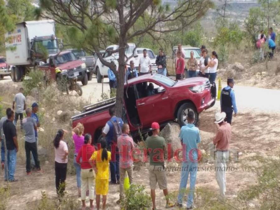 Impactantes imágenes de la escena del crimen de un empresario en Cedros