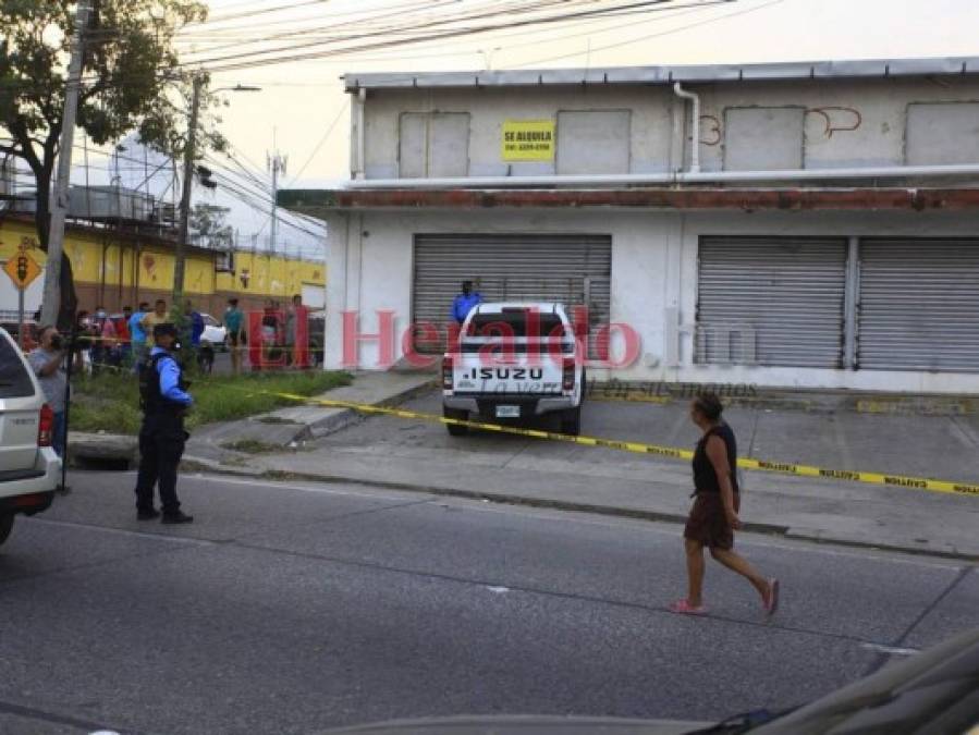 Las imágenes del violento atentado que dejó dos muertos en San Pedro Sula