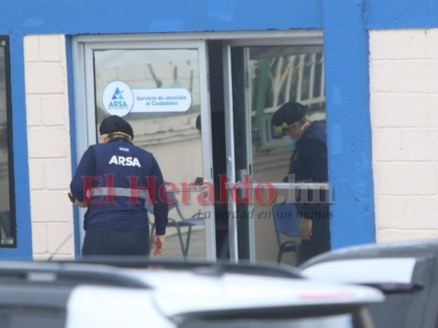 Fotos de la sorpresiva inspección de la Atic en Arsa por caso de hospitales móviles