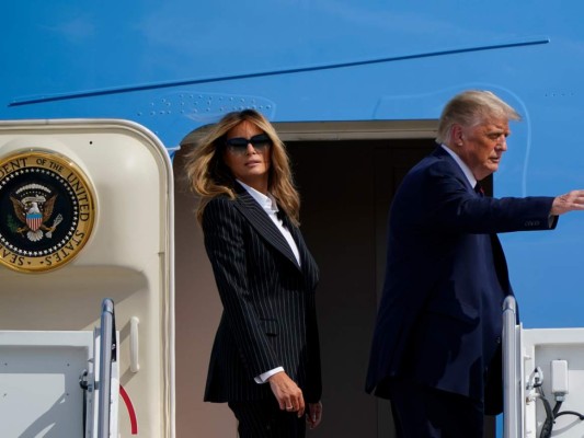 Elegantes y sofisticados, así lució la familia Trump en el debate presidencial