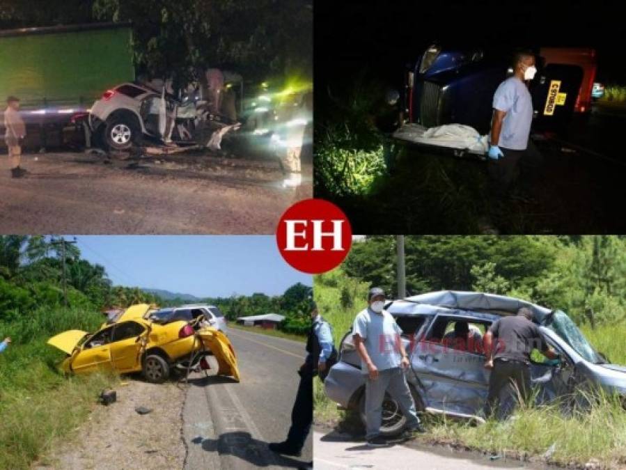 Fatales accidentes de tránsito que han dejado luto y dolor en las últimas semanas en Honduras