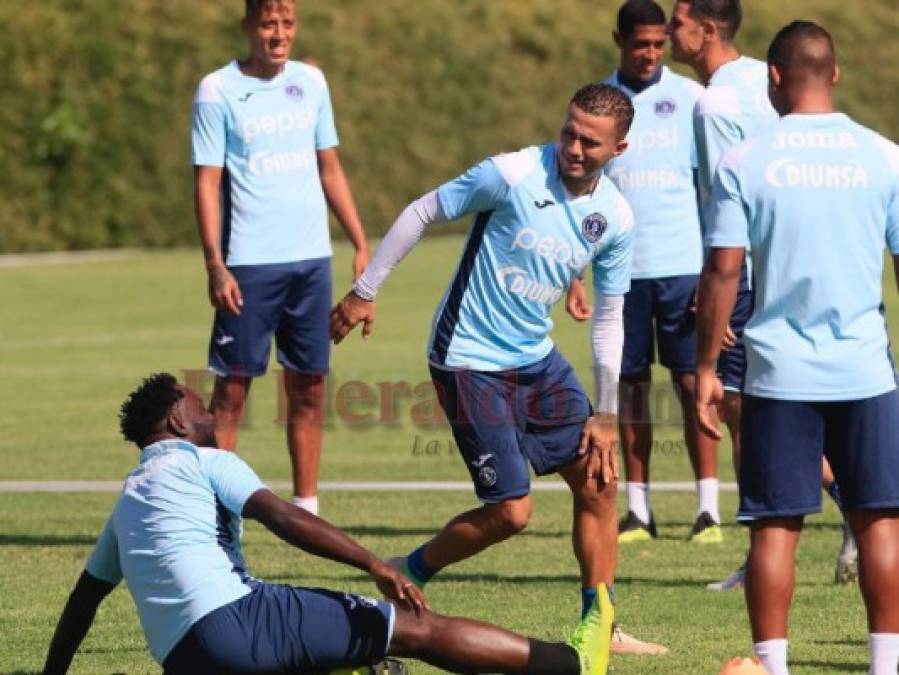 FOTOS: Motagua entrenó motivado un día antes de regresar al Nacional