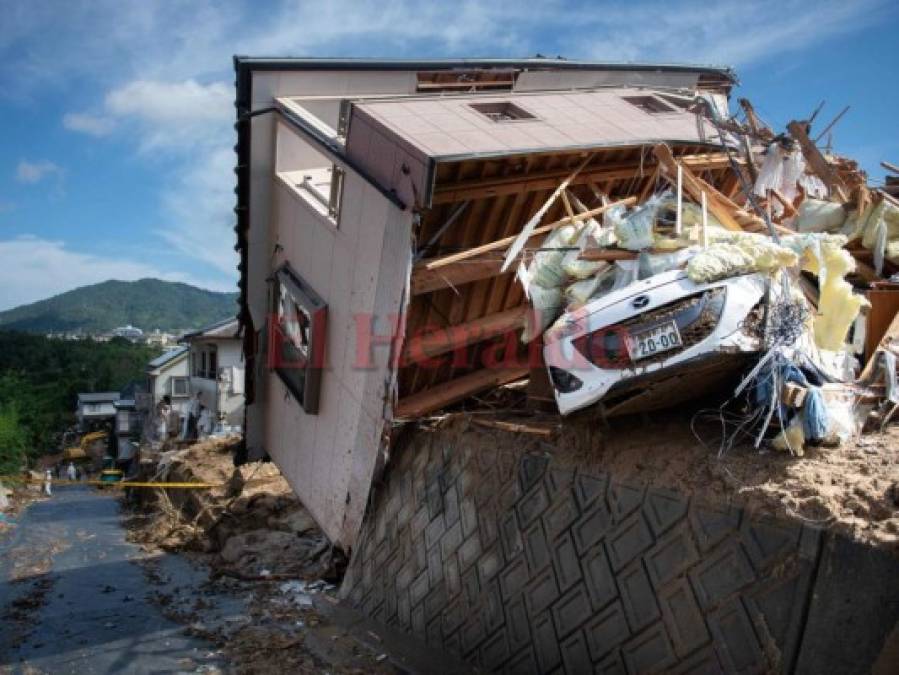 Así quedó Japón tras la devastación por las lluvias que azotaron el país